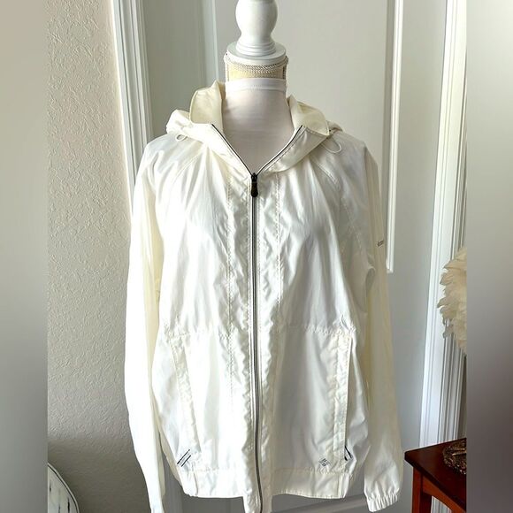 Columbia Omni Sheild Windbreaker Jacket With Hood Zipper Pockets - Picture 1 of 9